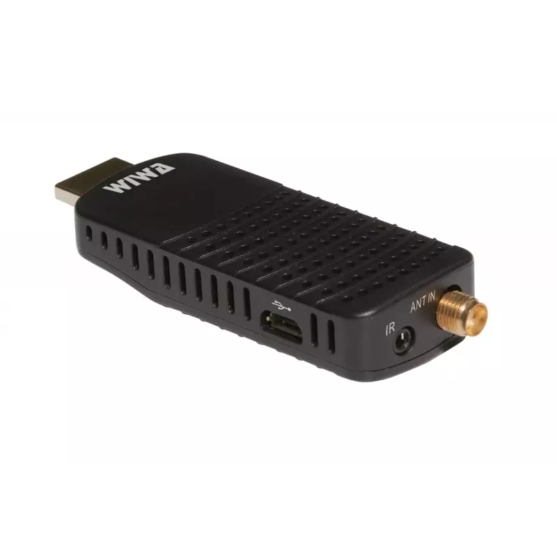 DVB-T/DVB-T2 vastuvõtja WIWA H.265 MINI — H.265 HD digitaalne maapealse televisiooni tuuner, Full HD, HDMI, USB, 5V/1,5A