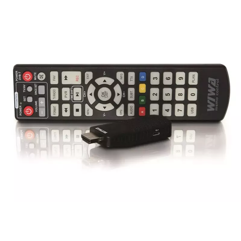 DVB-T/DVB-T2 vastuvõtja WIWA H.265 MINI — H.265 HD digitaalne maapealse televisiooni tuuner, Full HD, HDMI, USB, 5V/1,5A