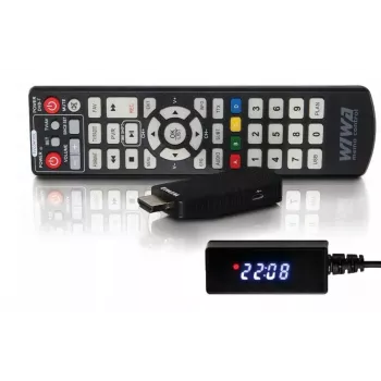 DVB-T/DVB-T2 vastuvõtja WIWA H.265 MINI — H.265 HD digitaalne maapealse televisiooni tuuner, Full HD, HDMI, USB, 5V/1,5A
