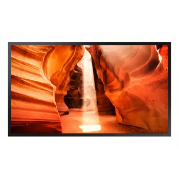 Samsung OM55N-S digitaalne infokuva lameekraan 139,7 cm (55 tolli) LCD Wi-Fi 4000 cd/m² Full HD must sisseehitatud protsessoriga Tizen 5.0