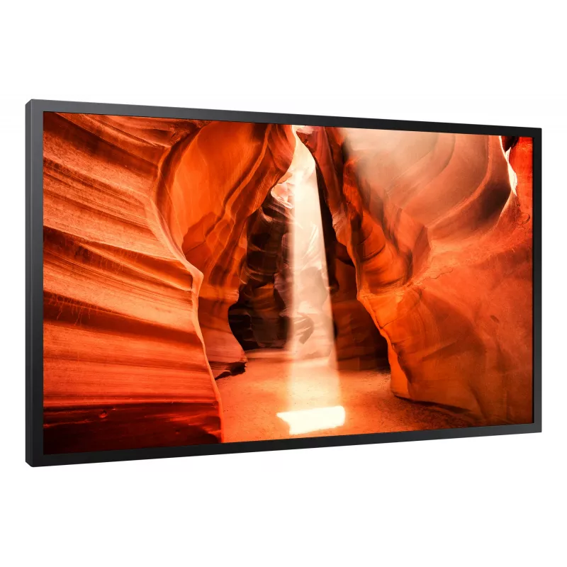 Samsung OM55N-S digitaalne infokuva lameekraan 139,7 cm (55 tolli) LCD Wi-Fi 4000 cd/m² Full HD must sisseehitatud protsessoriga Tizen 5.0
