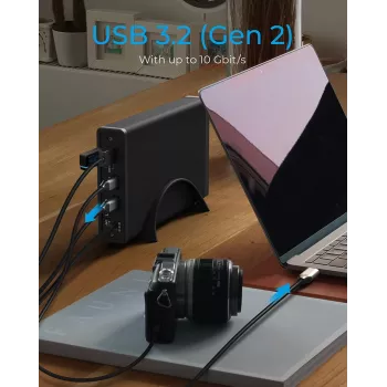ICY BOX IB-382H-C31 HDD/SSD korpus must 2.5/3.5 tolli
