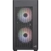 Aerocool HEXFORMBKV2 Micro ATX arvuti korpus 3 ventilaatoriga FRGB must
