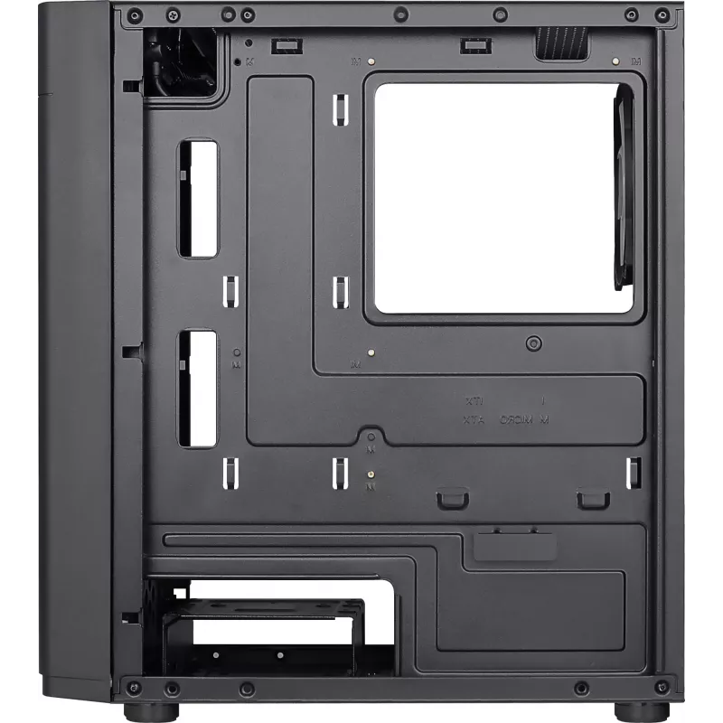 Aerocool HEXFORMBKV2 Micro ATX arvuti korpus 3 ventilaatoriga FRGB must