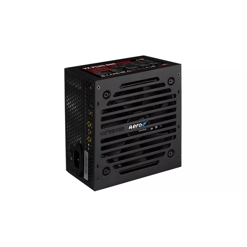 Aerocool VX PLUS 800 toiteplokk 800 W 20+4 kontaktiga ATX, must