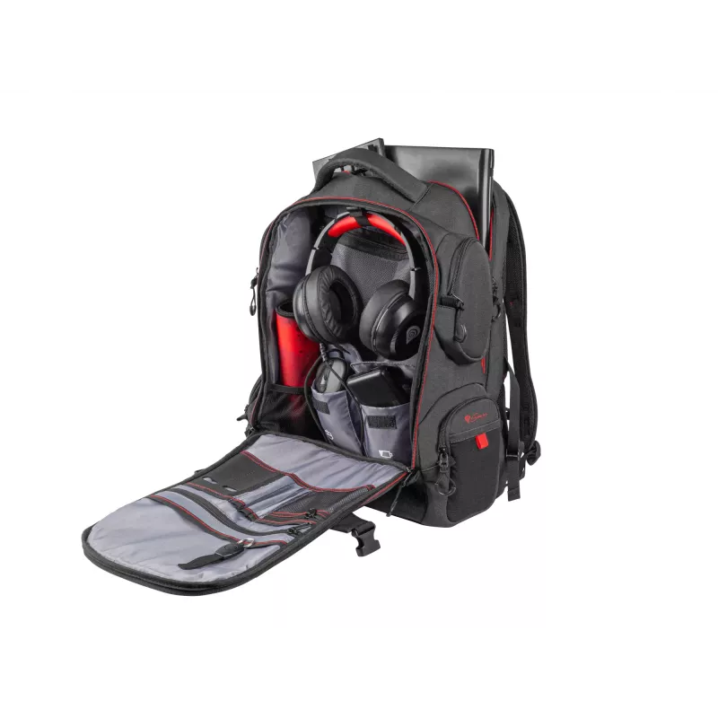 GENESIS Pallad 550 43.9 cm (17.3 tolli) seljakott must, punane
