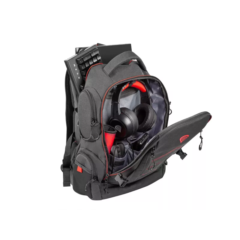 GENESIS Pallad 550 43.9 cm (17.3 tolli) seljakott must, punane