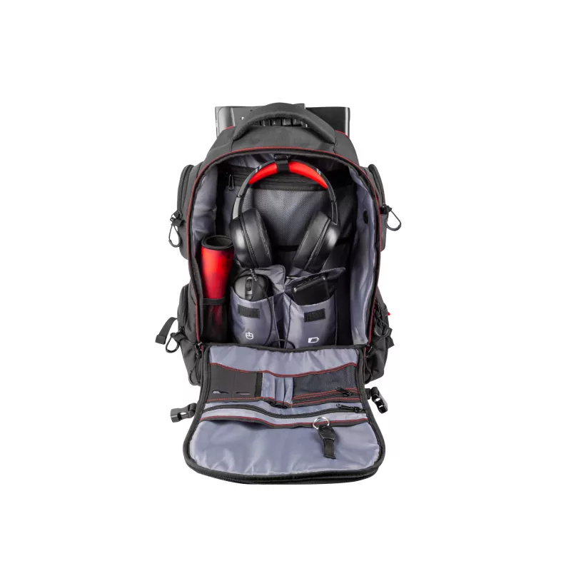 GENESIS Pallad 550 43.9 cm (17.3 tolli) seljakott must, punane
