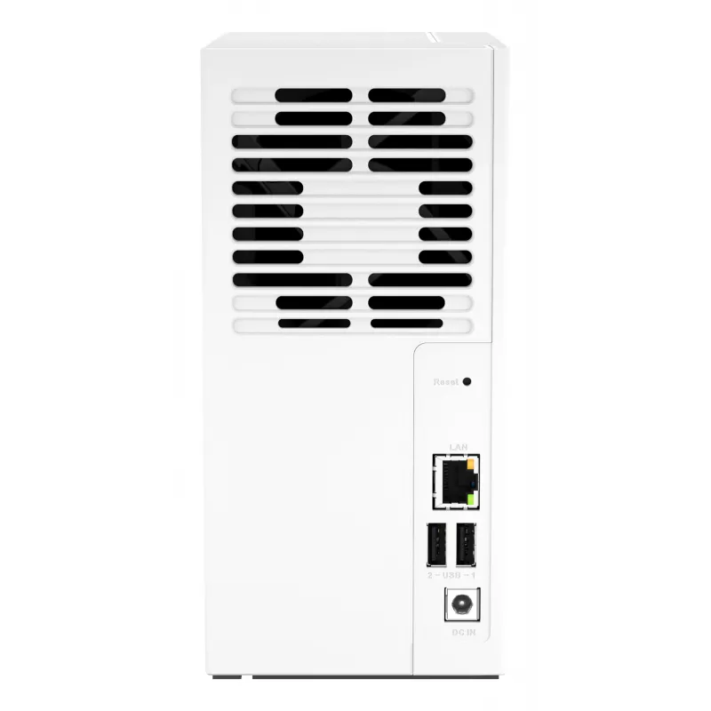 QNAP TS-233 NAS/server salvestusseade Torn ARM Cortex-A55 2 GB 0 TB QNAP QTS Valge