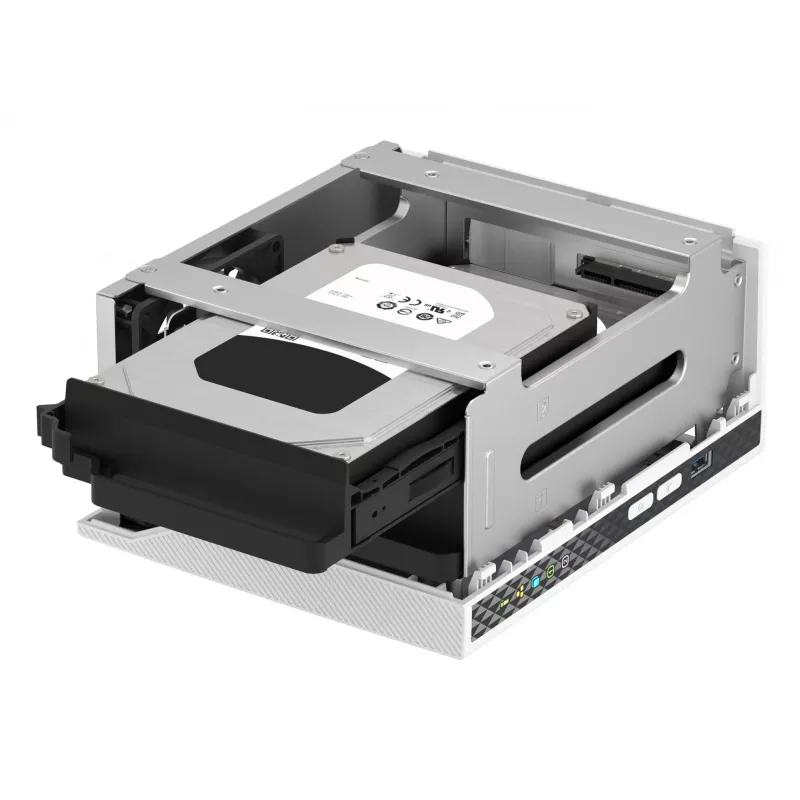 QNAP TS-233 NAS/server salvestusseade Torn ARM Cortex-A55 2 GB 0 TB QNAP QTS Valge