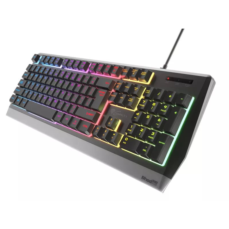 GENESIS Rhod 300 RGB klaviatuur mängudele USB QWERTY inglise must