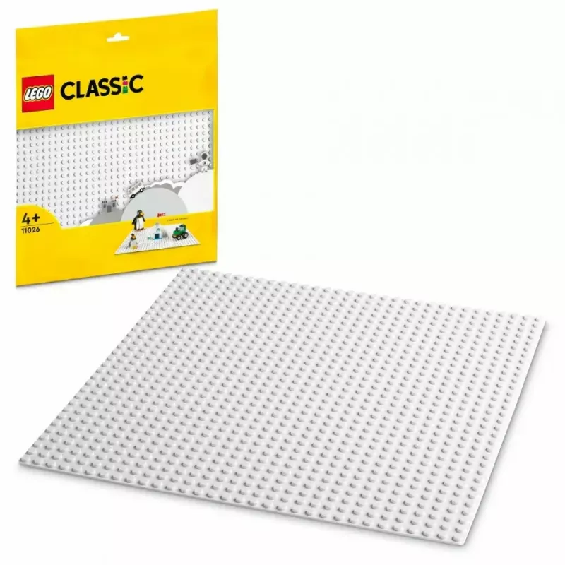 Ehitusplaat LEGO 11026 — alusplaat 32x32 nupuga, valge
