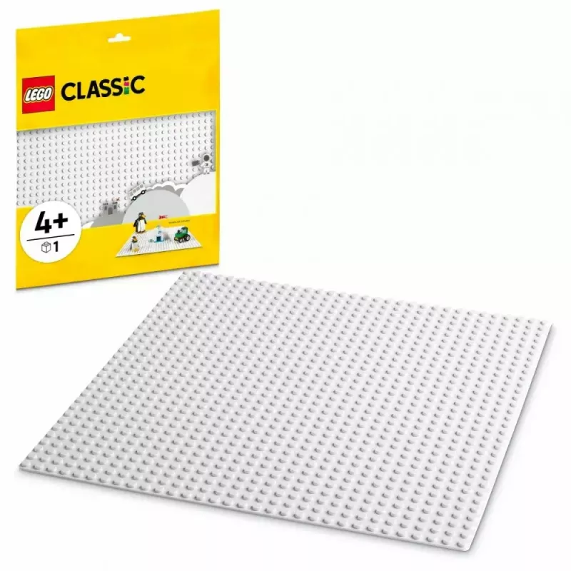 Ehitusplaat LEGO 11026 — alusplaat 32x32 nupuga, valge