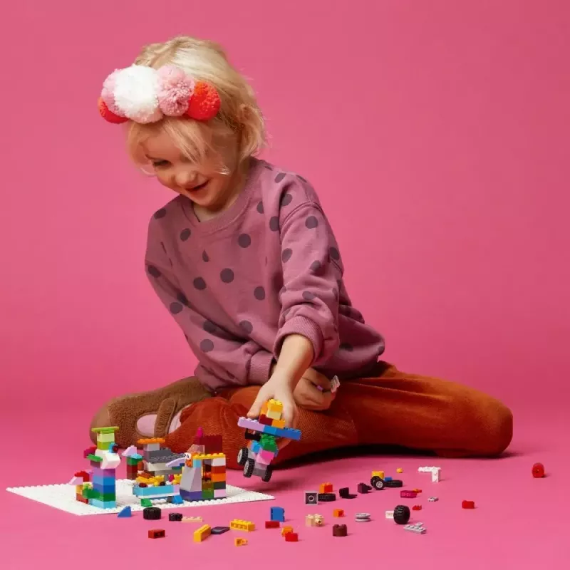 Ehitusplaat LEGO 11026 — alusplaat 32x32 nupuga, valge