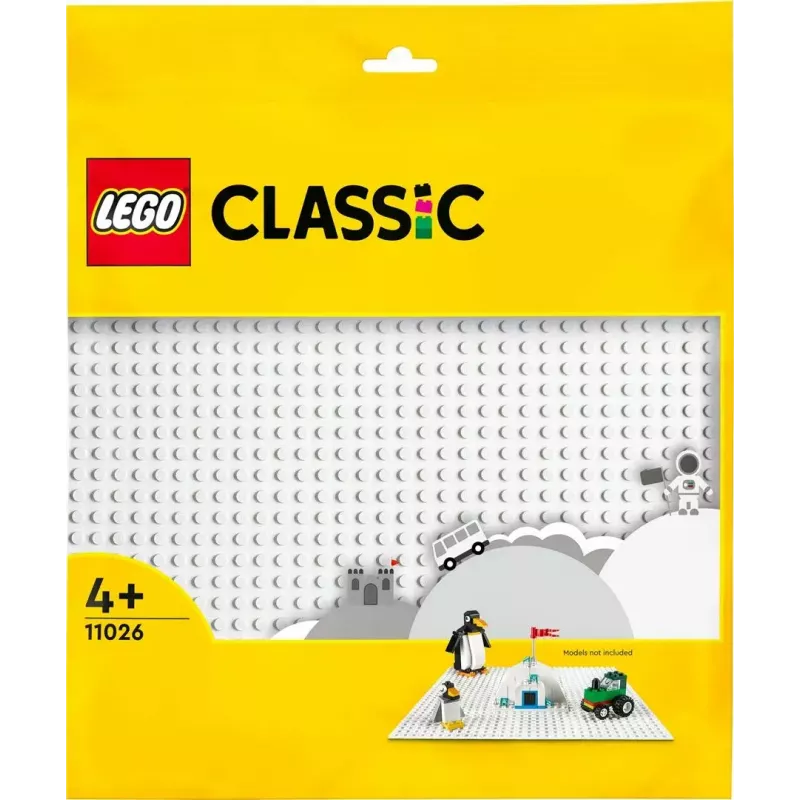 Ehitusplaat LEGO 11026 — alusplaat 32x32 nupuga, valge