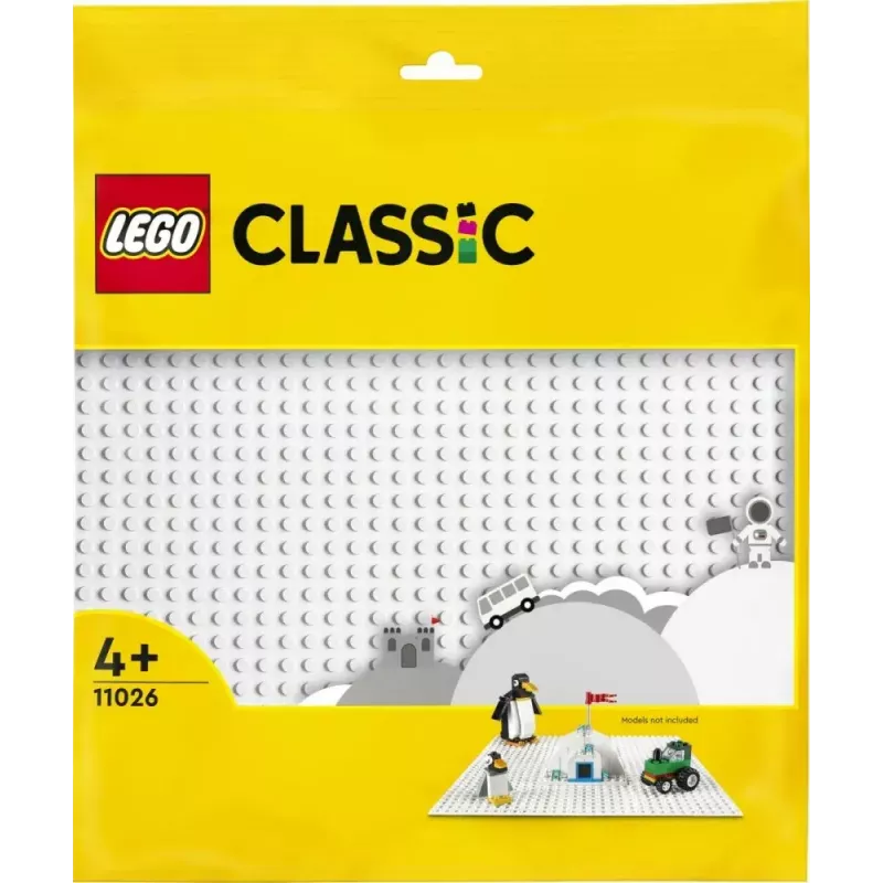 Ehitusplaat LEGO 11026 — alusplaat 32x32 nupuga, valge