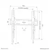 Neomounts WL30S-850BL14 TV mount wall 40-75 inch - fixed - lockable - fast installation