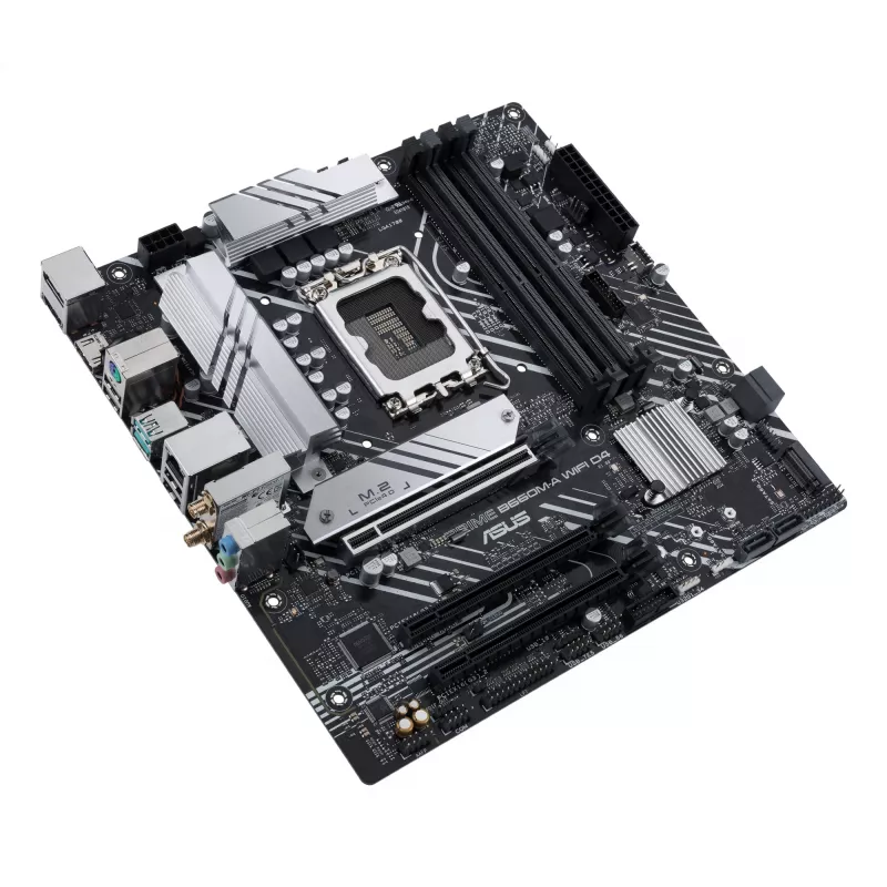 Emaplaat ASUS PRIME B660M-A WIFI D4 — Intel B660, LGA 1700, micro ATX, DDR4, 4 DIMM, Wi‑Fi 6, 2x M.2