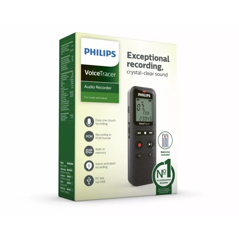 Philips VoiceTracer 8 kHz Must