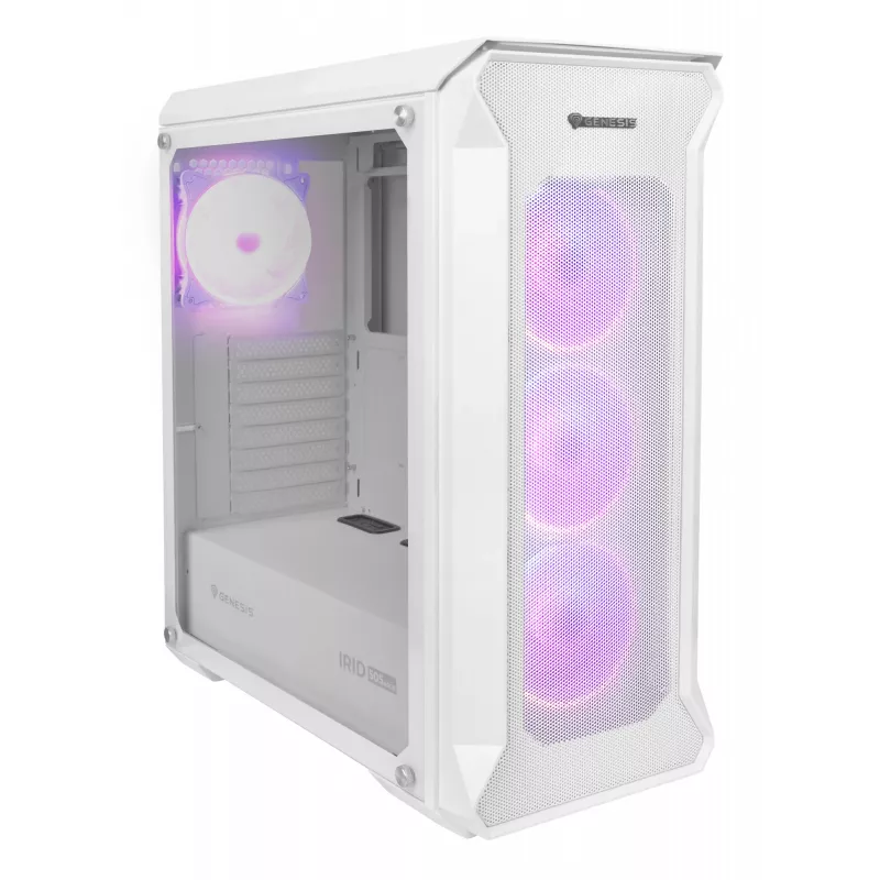 GENESIS Irid 505 ARGB Midi Tower Valge