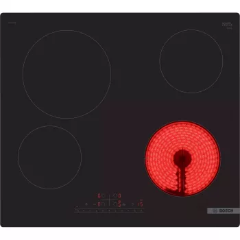 Bosch Serie 6 PKE611FP2E pliit Must Sisseehitatav 60 cm Keraamiline pliit 4 tsooniga