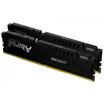 Kingston Technology FURY Beast 16GB 5600MT/s DDR5 CL40 DIMM (2 komplekti) Must