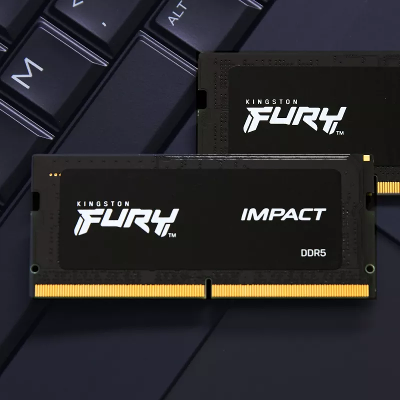 Kingston Technology FURY 32GB 4800MT/s DDR5 CL38 SODIMM (2 tk komplekt) Impact