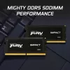 Kingston Technology FURY 32GB 4800MT/s DDR5 CL38 SODIMM (2 tk komplekt) Impact