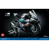 LEGO Technic mootorratta mudel BMW M1000RR 42130 detailse mootori ja töötava vedrustusega