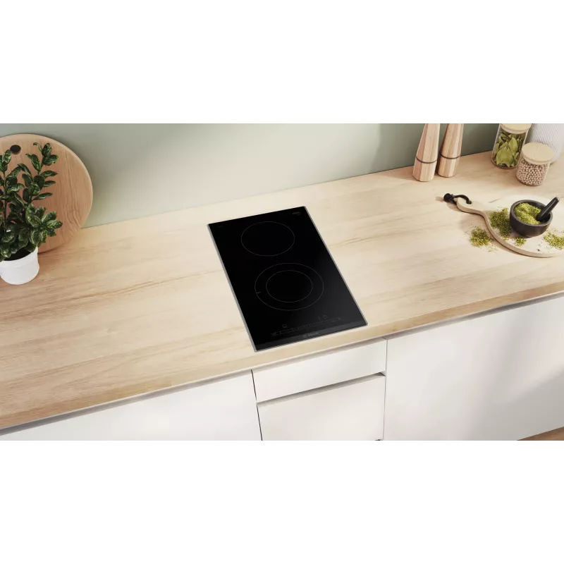 Bosch Serie 6 PKF375FP2E pliit must sisseehitatav 30 cm keraamiline pliit 2 tsooni