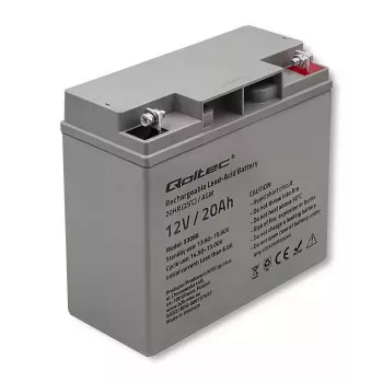 Qoltec 53066 UPS aku pliiaku suletud pliiaku 12 V 20 Ah