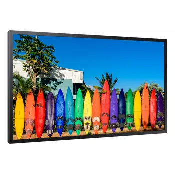 Samsung OM55B Digitaalne märgistus lameekraan 139,7 cm (55 tolli) LCD Wi-Fi 3000 cd/m² 4K Ultra HD Must sisseehitatud protsessor Tizen 5.0 24/7