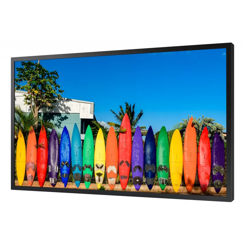 Samsung OM55B Digitaalne märgistus lameekraan 139,7 cm (55 tolli) LCD Wi-Fi 3000 cd/m² 4K Ultra HD Must sisseehitatud protsessor Tizen 5.0 24/7