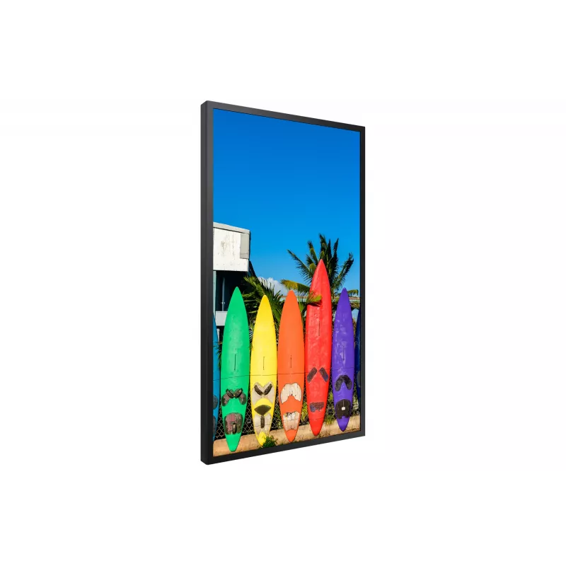 Samsung OM55B Digitaalne märgistus lameekraan 139,7 cm (55 tolli) LCD Wi-Fi 3000 cd/m² 4K Ultra HD Must sisseehitatud protsessor Tizen 5.0 24/7