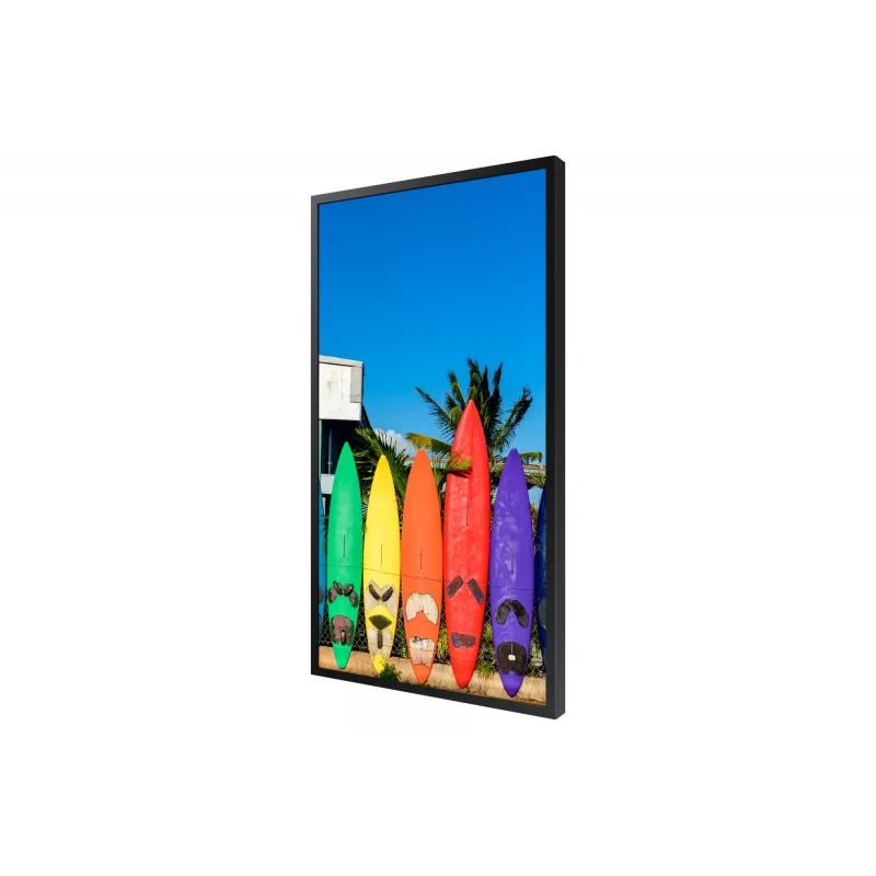 Samsung OM55B Digitaalne märgistus lameekraan 139,7 cm (55 tolli) LCD Wi-Fi 3000 cd/m² 4K Ultra HD Must sisseehitatud protsessor Tizen 5.0 24/7