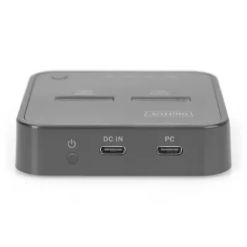 Digitus Dual M.2 NVMe SSD dokkimisjaam USB-C võrguühenduseta kloonimisfunktsiooniga