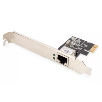Digitus Gigabit Ethernet PCI Express võrgukaart DN-10130-1 Juhtmega 1000 Mbit/s Must