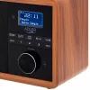 Kaasaskantav raadio Adler AD 1184 DAB+/FM/AM digitaaltuuneriga, Bluetooth 5.0, 15W, SD/USB, äratuskell, must/puit