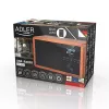 Kaasaskantav raadio Adler AD 1184 DAB+/FM/AM digitaaltuuneriga, Bluetooth 5.0, 15W, SD/USB, äratuskell, must/puit