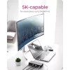 ICY BOX IB-DK2245AC Juhtmega USB 3.2 Gen 1 (3.1 Gen 1) Type-C Must