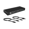ICY BOX IB-DK2245AC Juhtmega USB 3.2 Gen 1 (3.1 Gen 1) Type-C Must