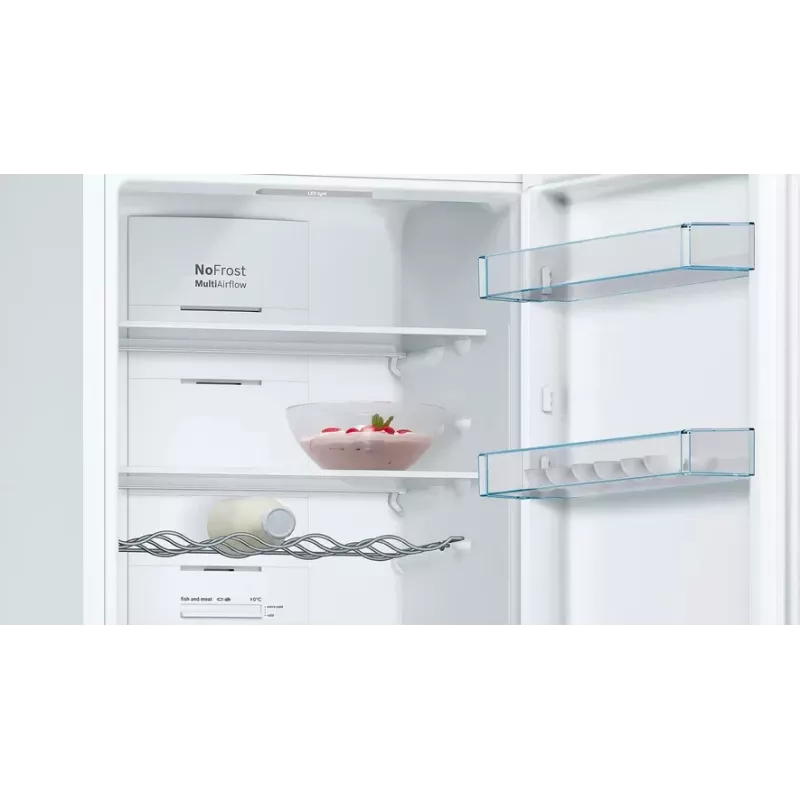 Bosch Serie 4 KGN36VWED külmkapp-sügavkülmik eraldiseisev 326 L valge