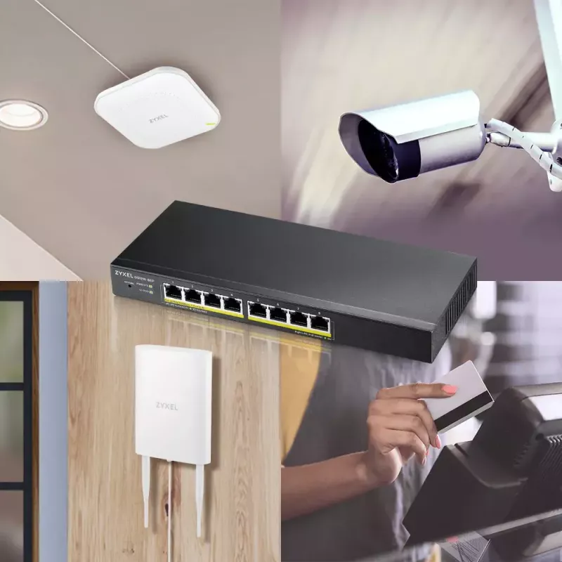 Zyxel GS1915-8 Hallatav L2 Gigabit Ethernet (10/100/1000) Must