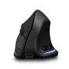 Juhtmevaba vertikaalne hiir MEDIA-TECH MT1123, must, 2400 DPI, 5 nuppu, RF USB vastuvõtja