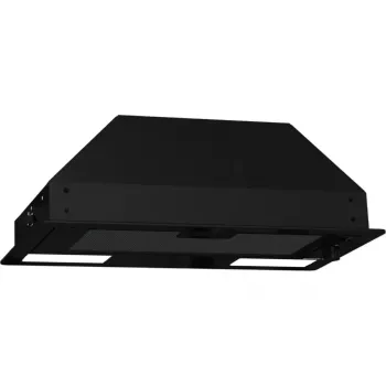 Sisseehitatud õhupuhasti Gorenje BHI681EB — laius 534 mm, 370 m³/h, alumiiniumist rasvafilter, 67 dB, must