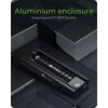 ICY BOX IB-180MC-C31 SSD-ümbrise must M.2