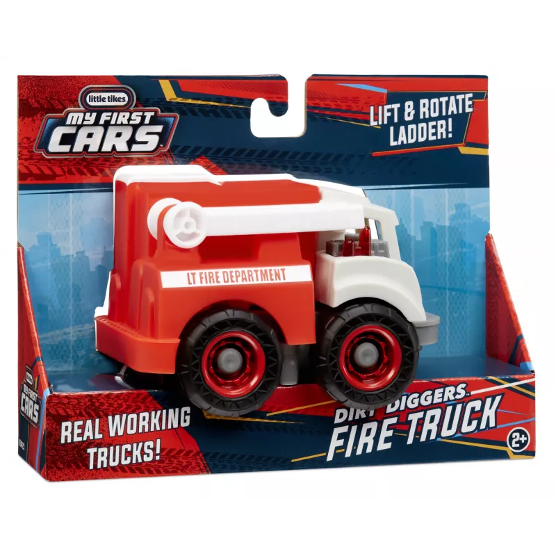 Little Tikes Dirt Diggers Minis- Fire Truck. Tootetüüp: Tuletõrjeauto, Soovitatav vanus (min): 2 a, Soovitatav vanus (max): 12 a, Värv: Punane, Valge