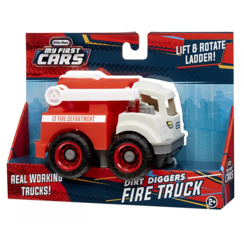 Little Tikes Dirt Diggers Minis- Fire Truck. Tootetüüp: Tuletõrjeauto, Soovitatav vanus (min): 2 a, Soovitatav vanus (max): 12 a, Värv: Punane, Valge