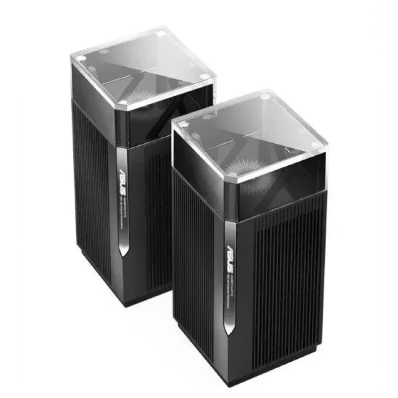 ASUS ZenWiFi Pro ET12 Kolmriba (2.4 GHz / 5 GHz / 6 GHz) Wi-Fi 6E (802.11ax) Must 3 Sisemist