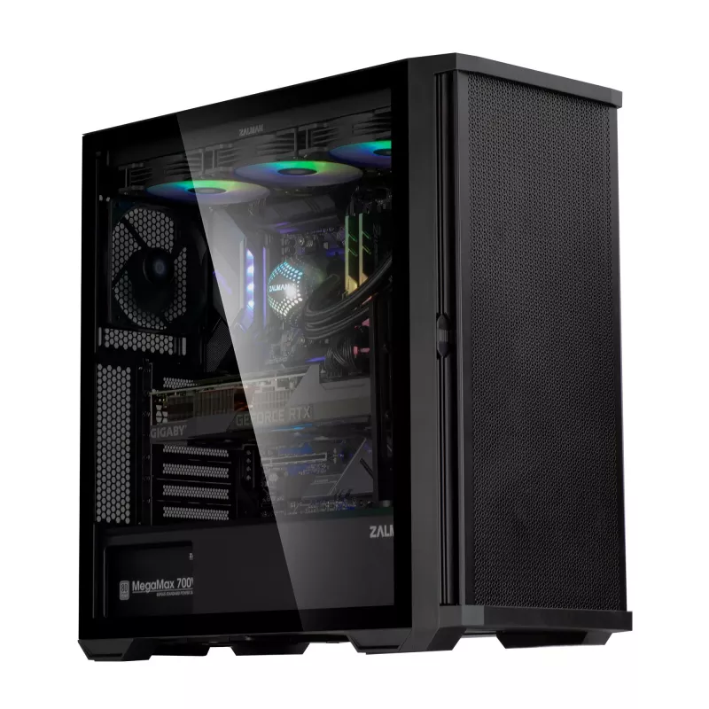 Zalman Z10 arvutikorpus Midi Tower must